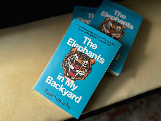 "The Elephants in My Backyard" a memoir by Rajiv Surendra - AUTOGRAPHED COPIES