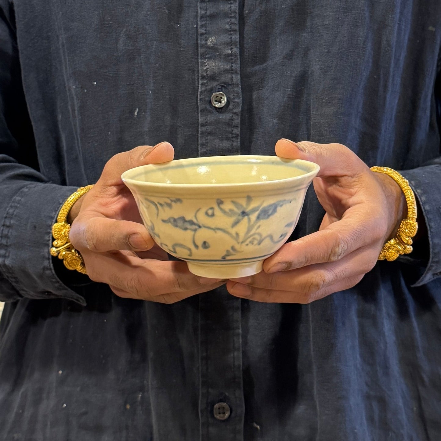 Small painted Crab Bowl - PORCELAIN O