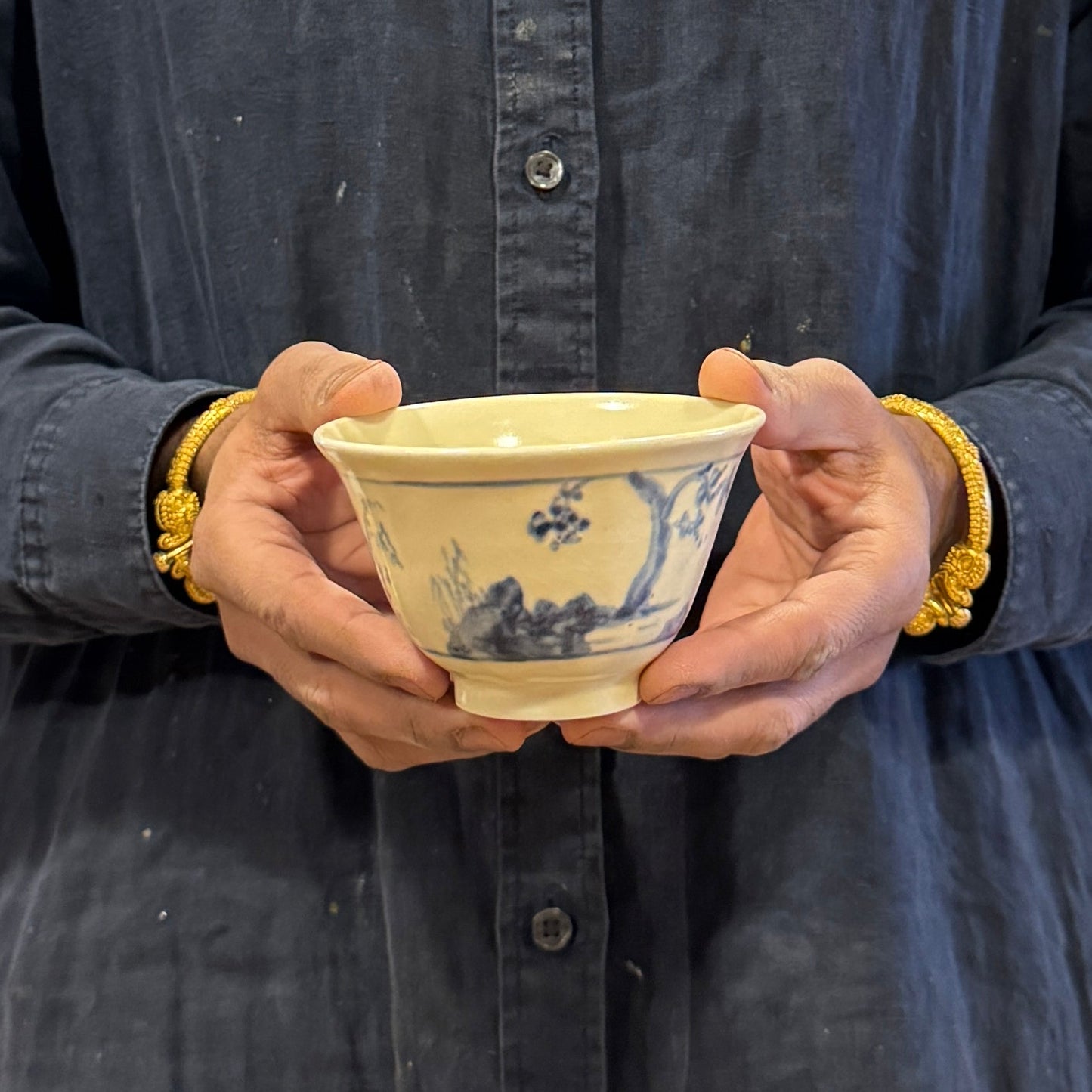 Small painted Bowl - PORCELAIN P