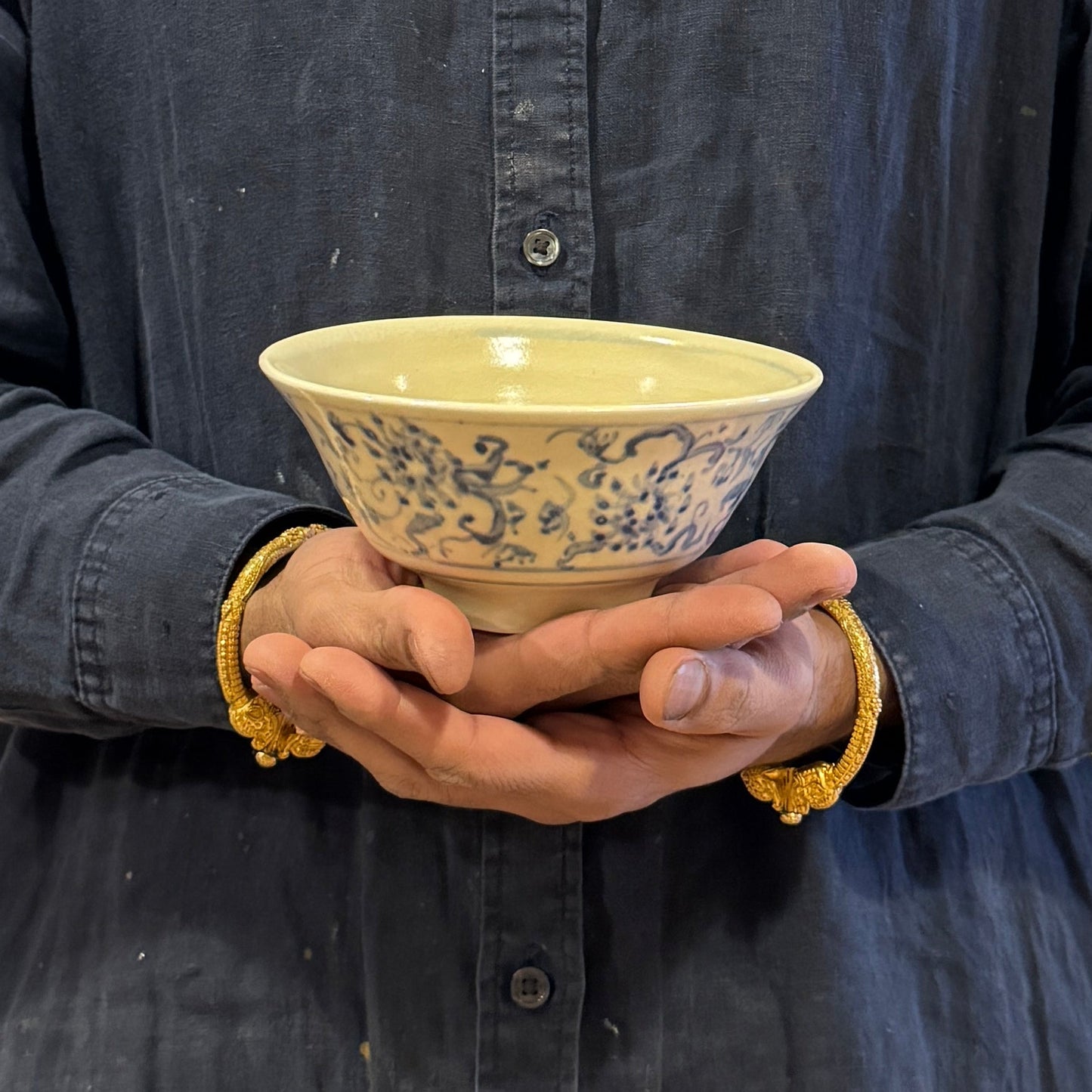 Small painted Bowl - PORCELAIN Q