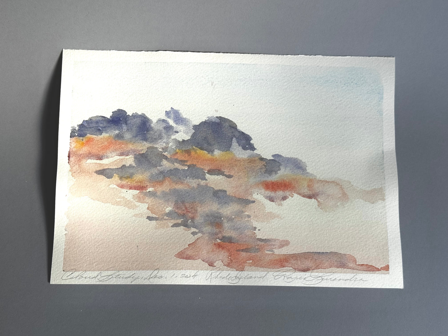 Cloud Study, Rhode Island
