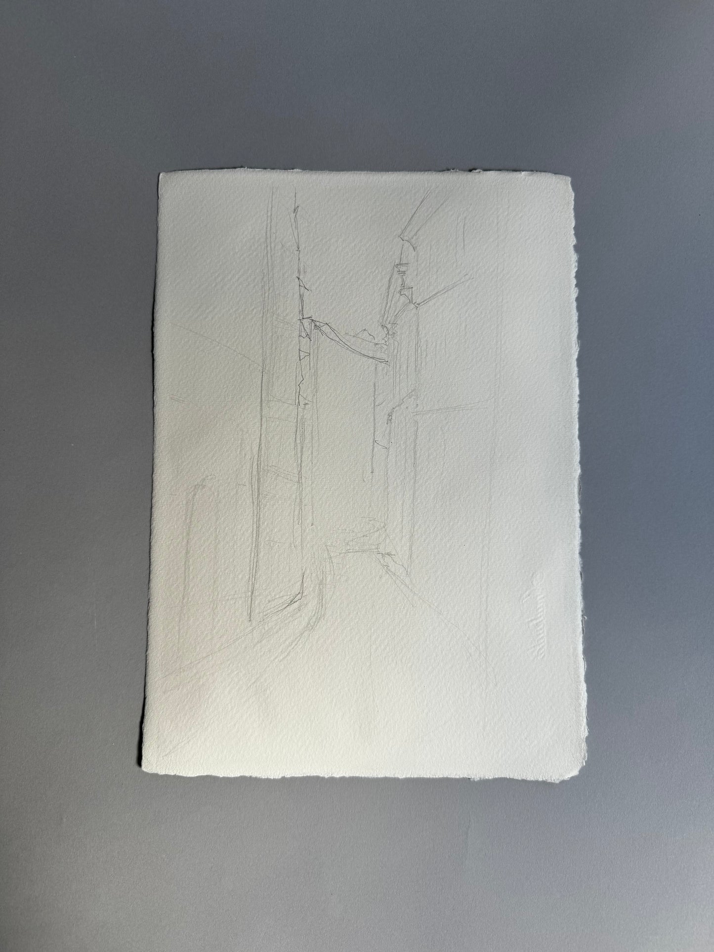 Study of a Church, Florence, Italy