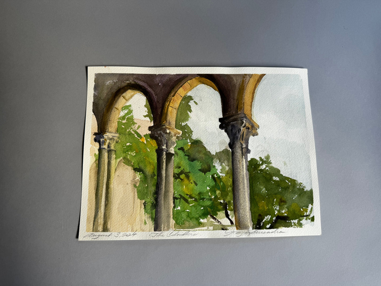 Study at The Cloisters, New York