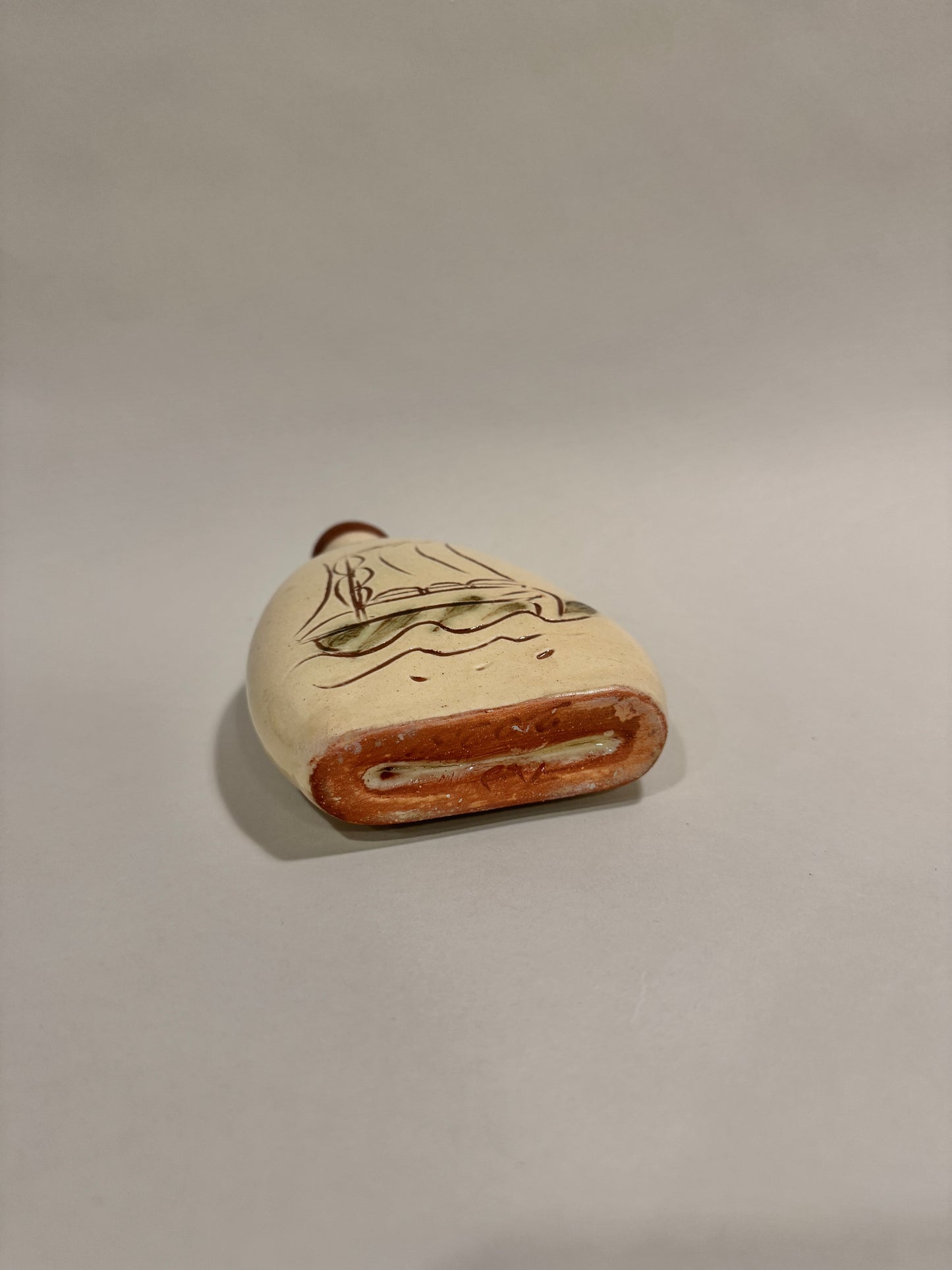 Captain's Flask - Bird and Boat