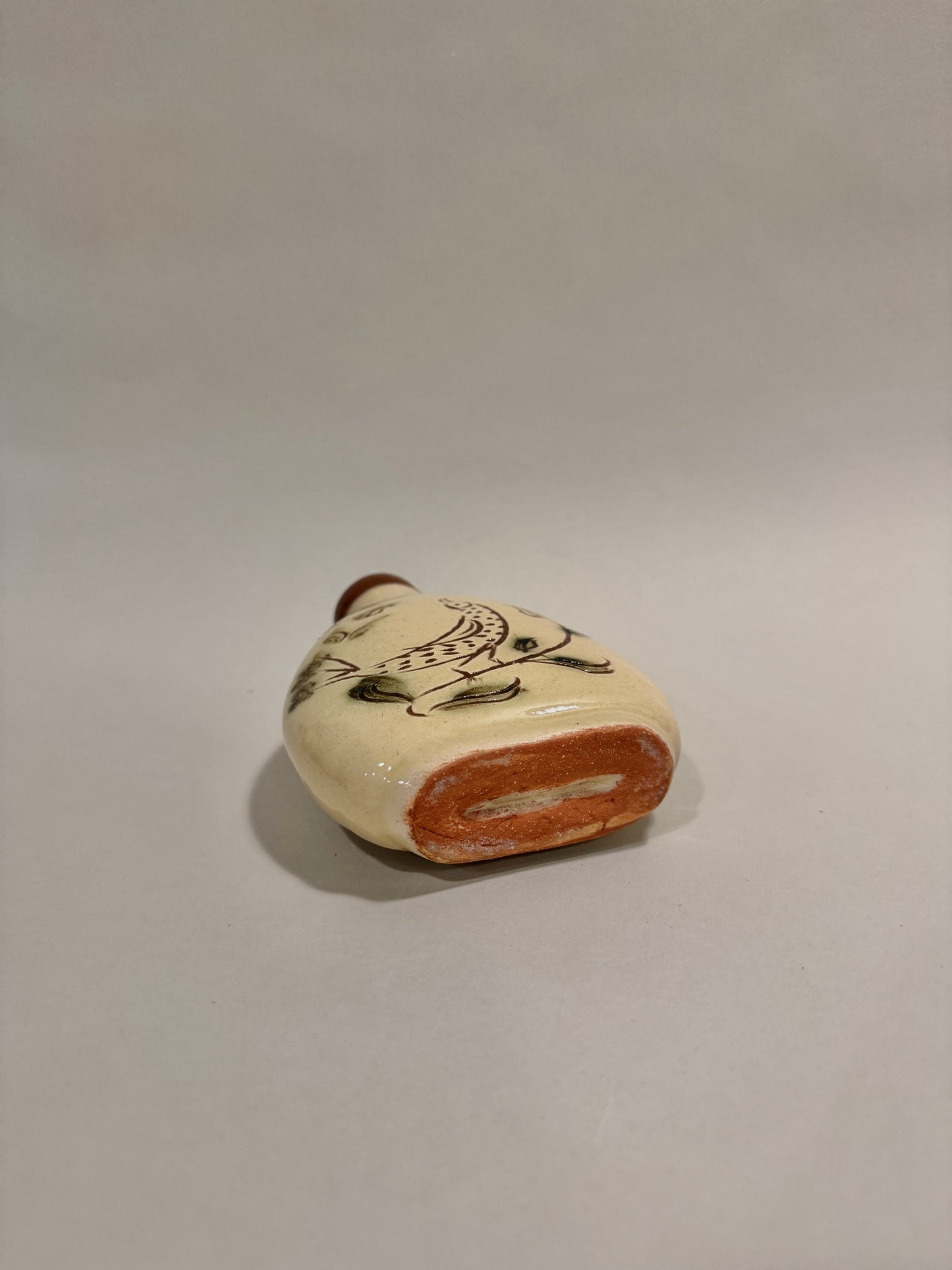 Captain's Flask - R.P.S. and Curved Bird