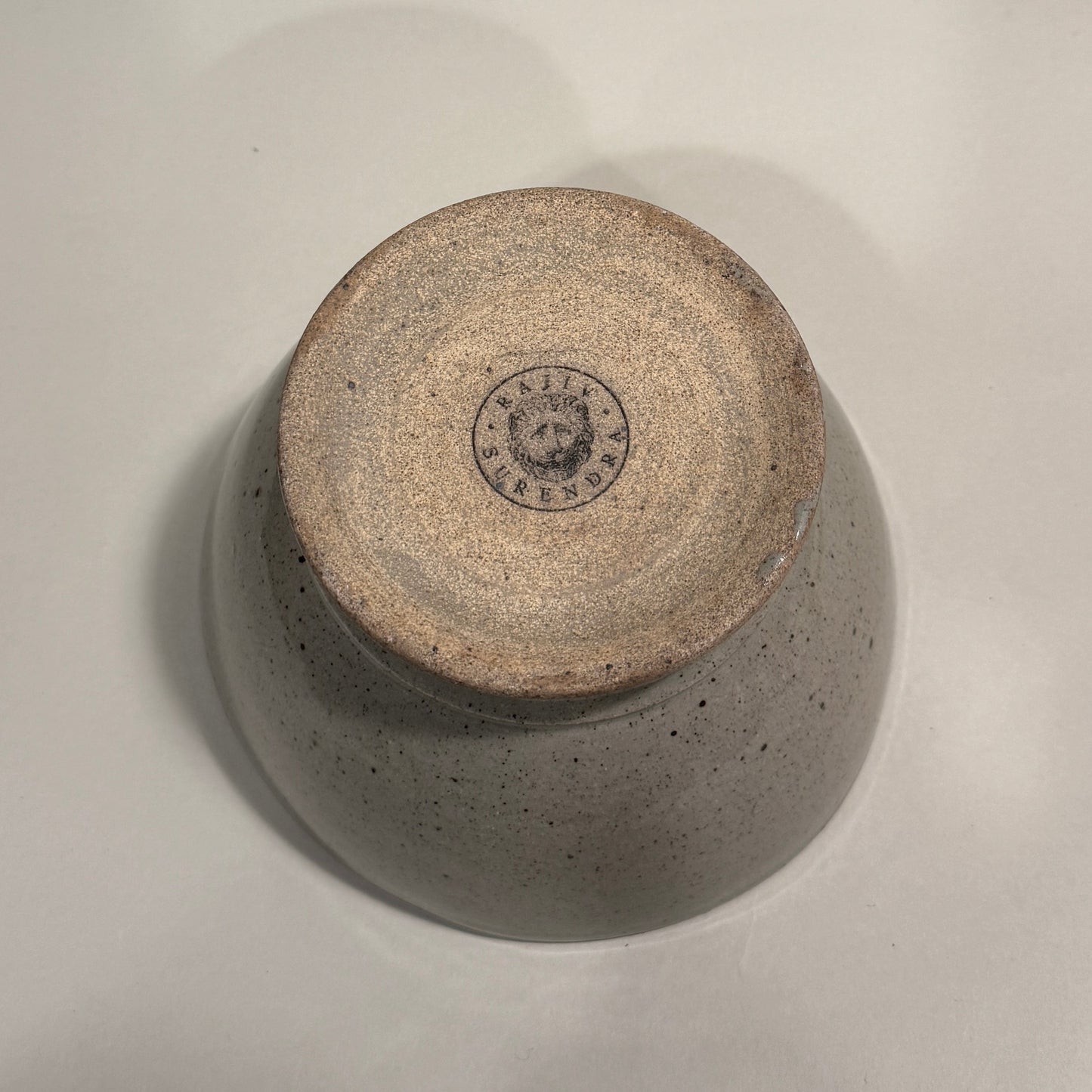 Footed Stoneware Bowl A