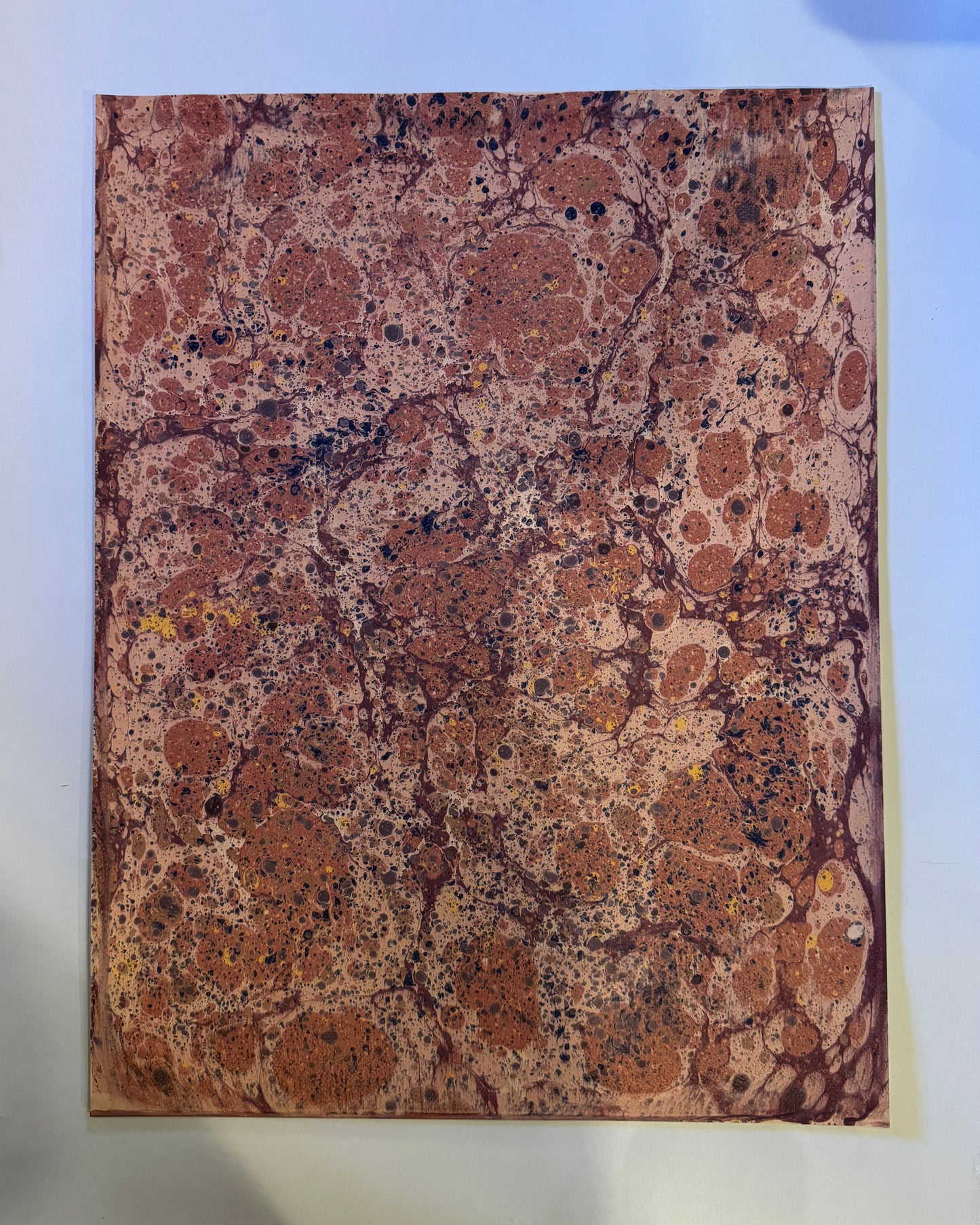 Marbled Paper P - Rust Marble