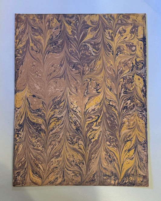 Marbled Paper R - Muted Chevron