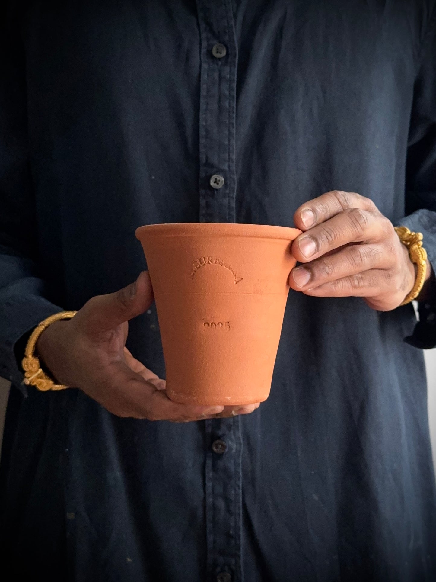 Flower Pot - Rose Pot (4"tall)