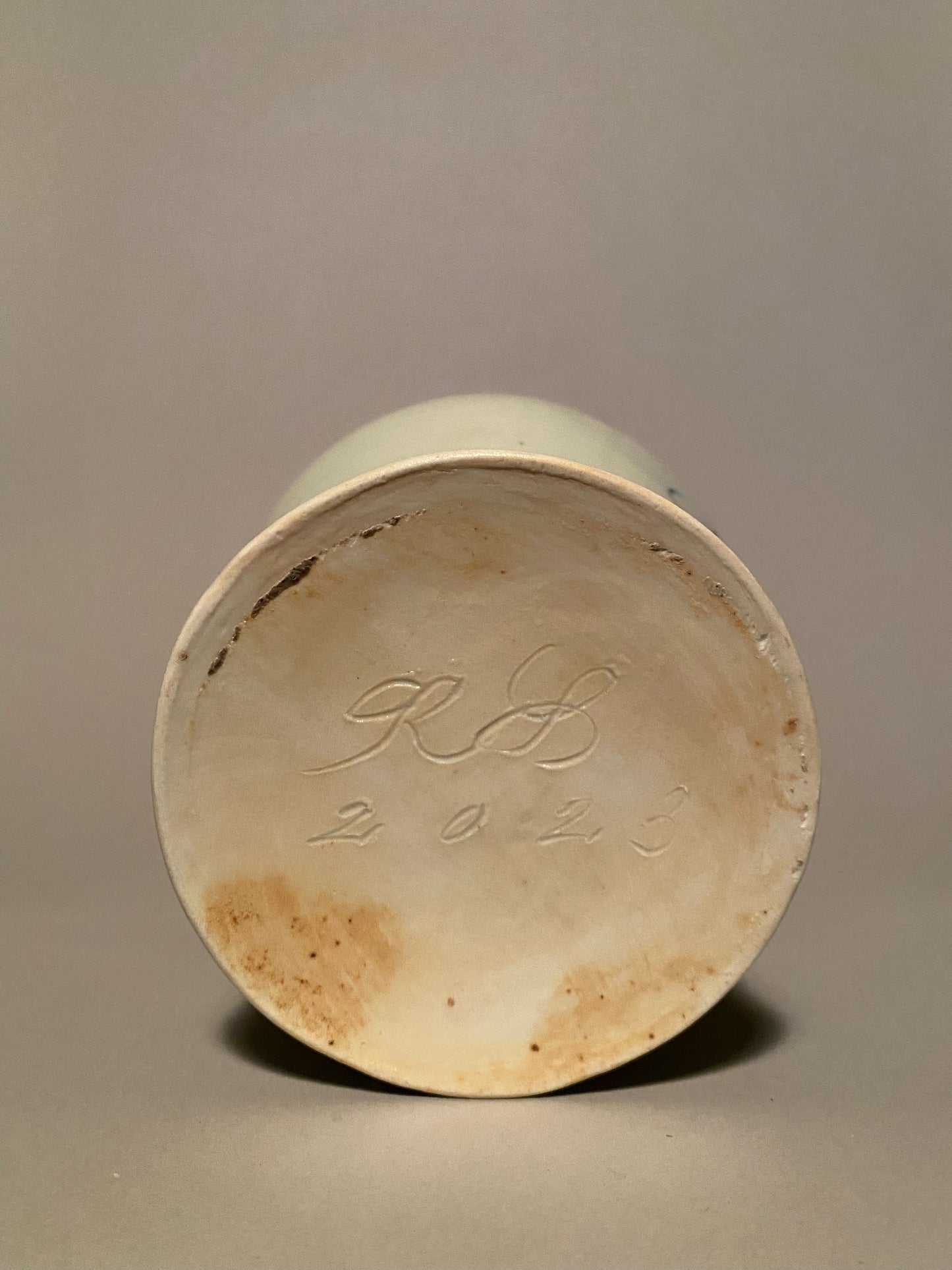 Celadon Vase with Sprig Motif 01