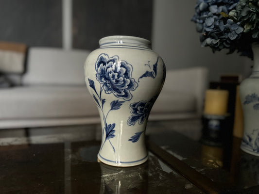 Celadon Vase with Chrysanthemums