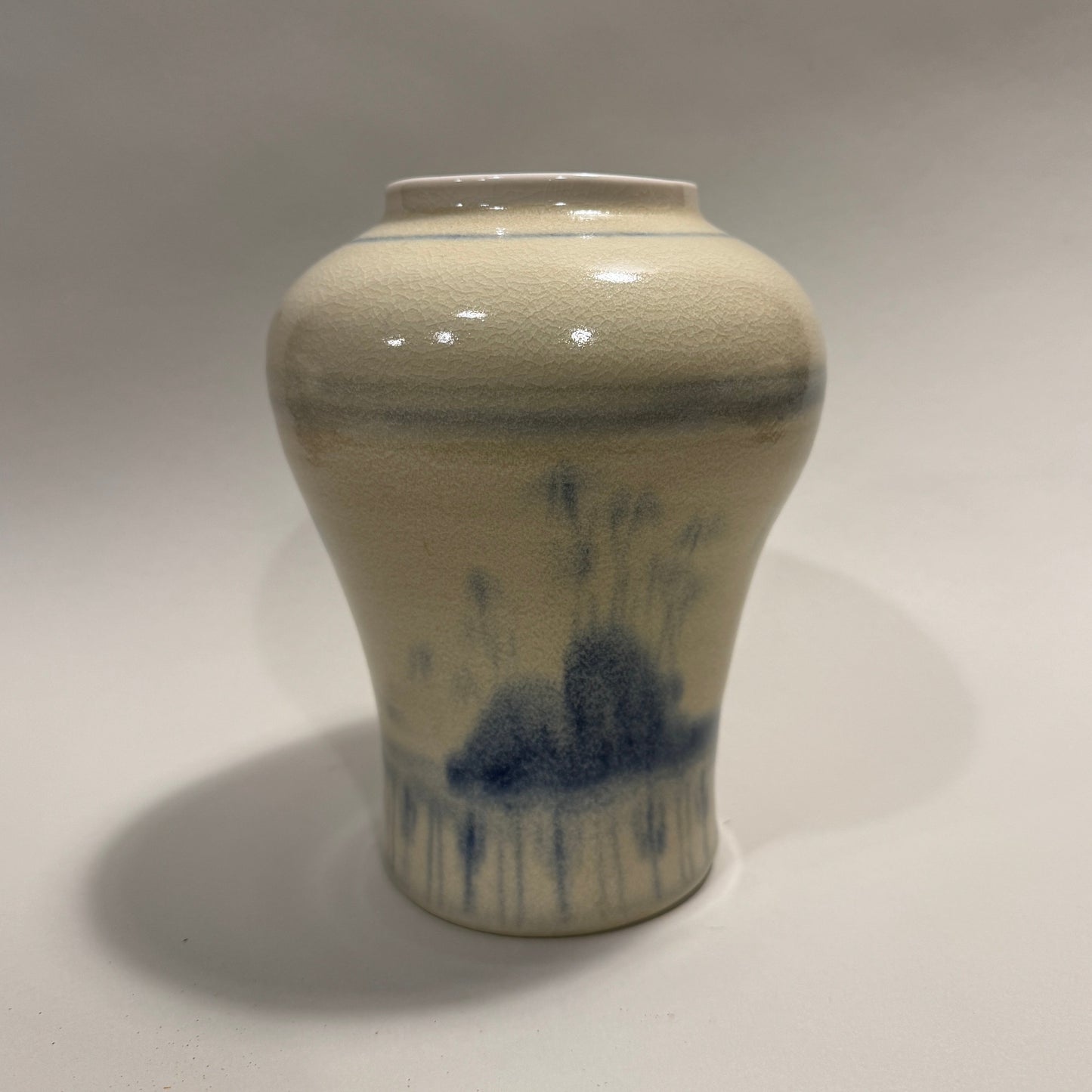 Porcelain Vase, Flow Blue - PORCELAIN B