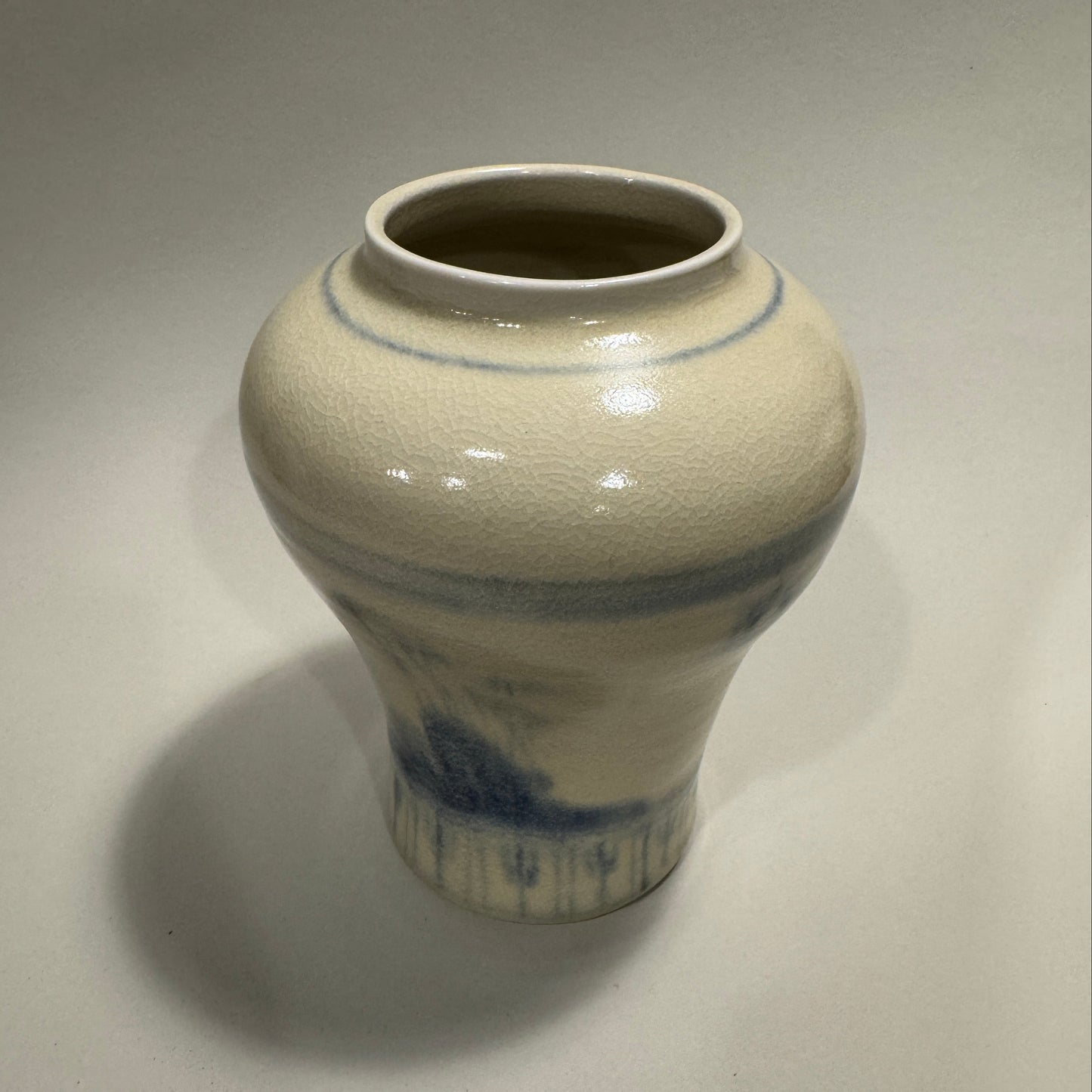 Porcelain Vase, Flow Blue - PORCELAIN B