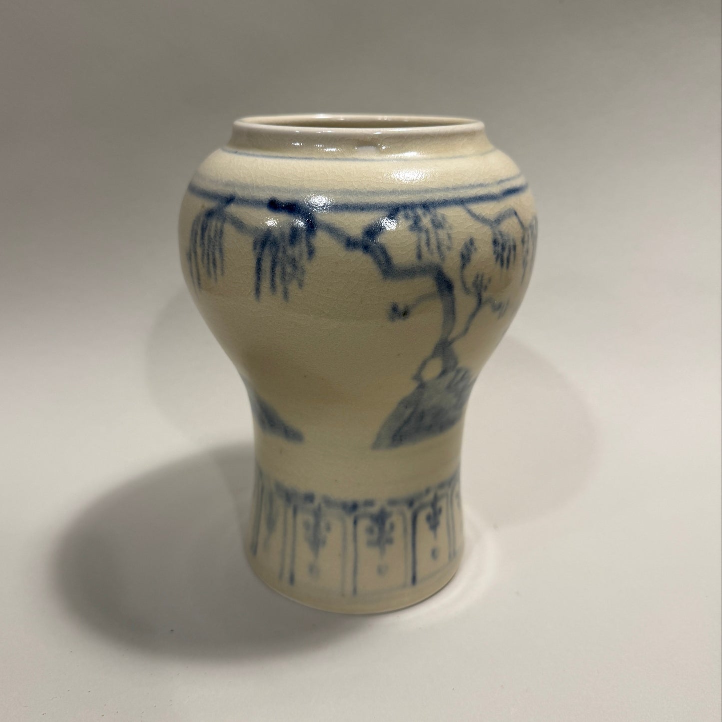 Porcelain Vase, Flow Blue - PORCELAIN C