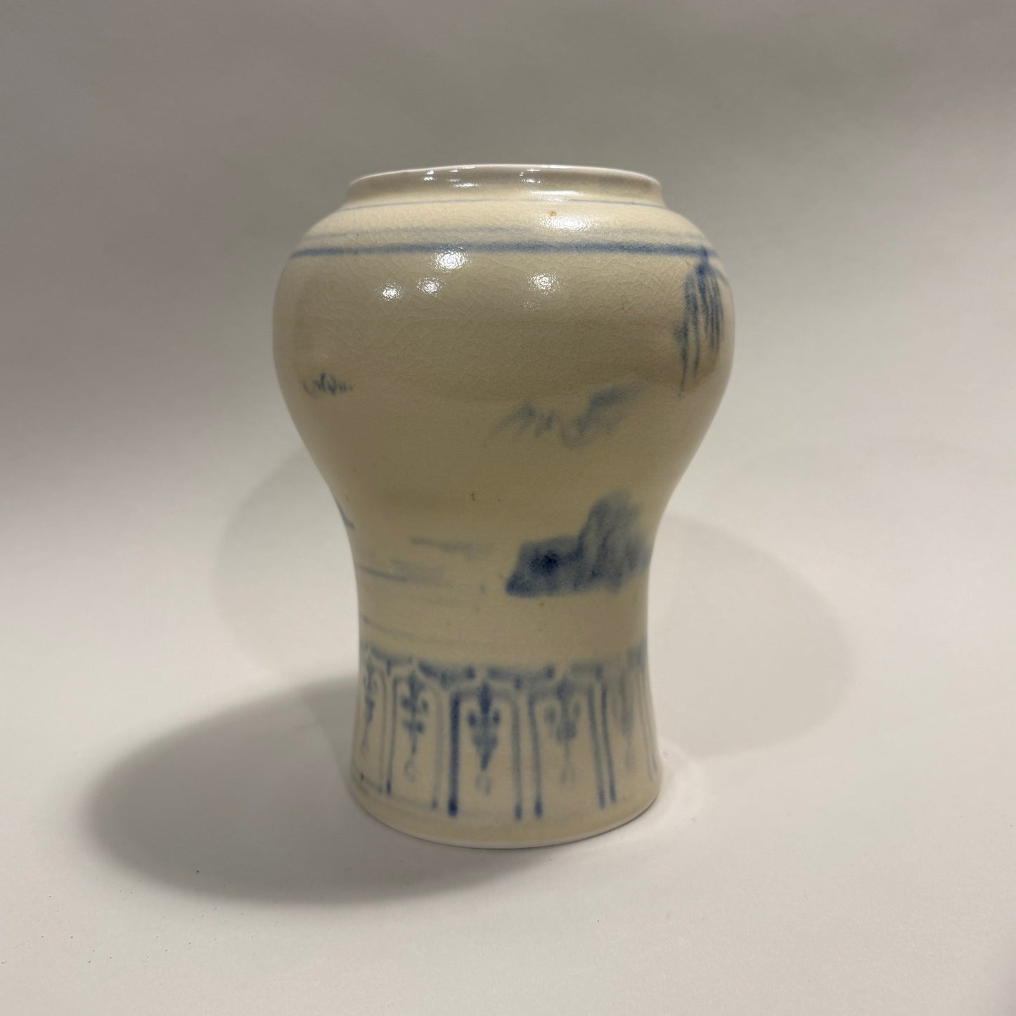 Porcelain Vase, Flow Blue - PORCELAIN C