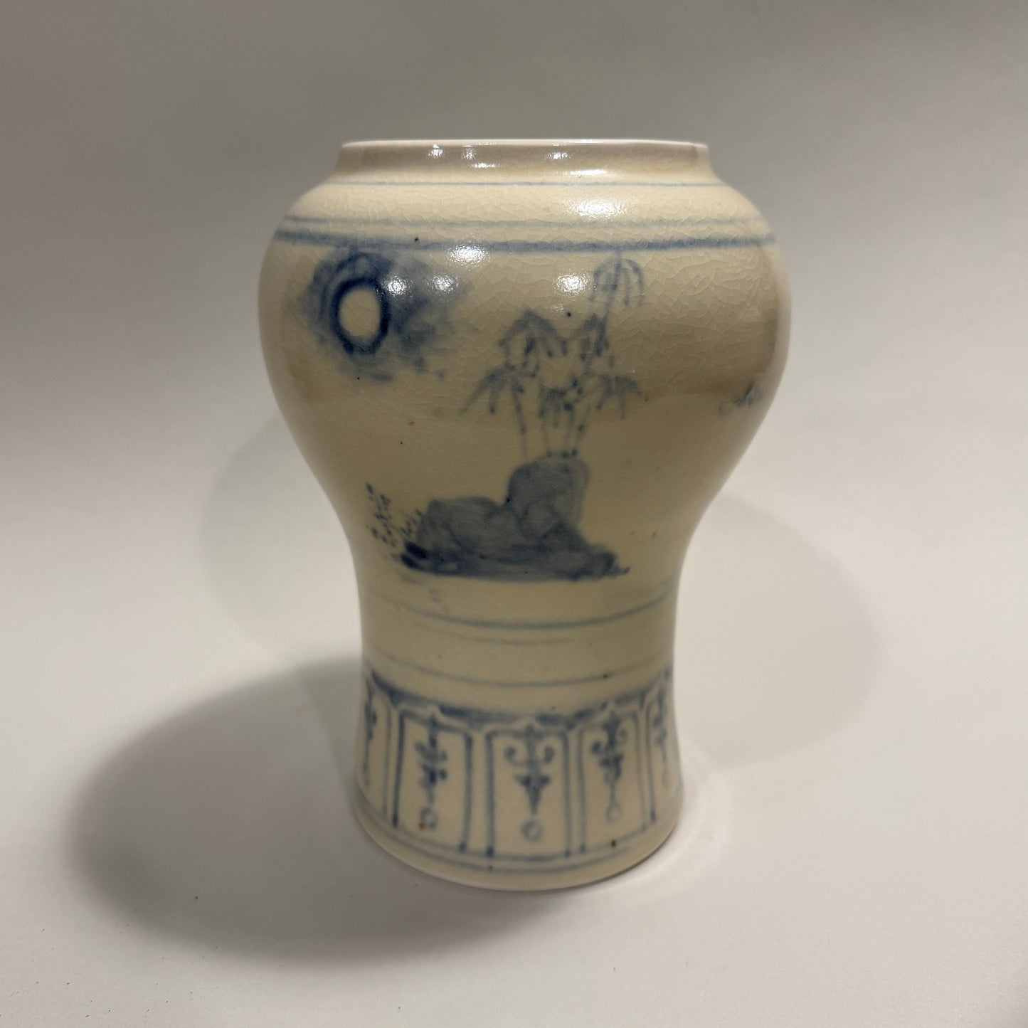Porcelain Vase, Flow Blue - PORCELAIN C