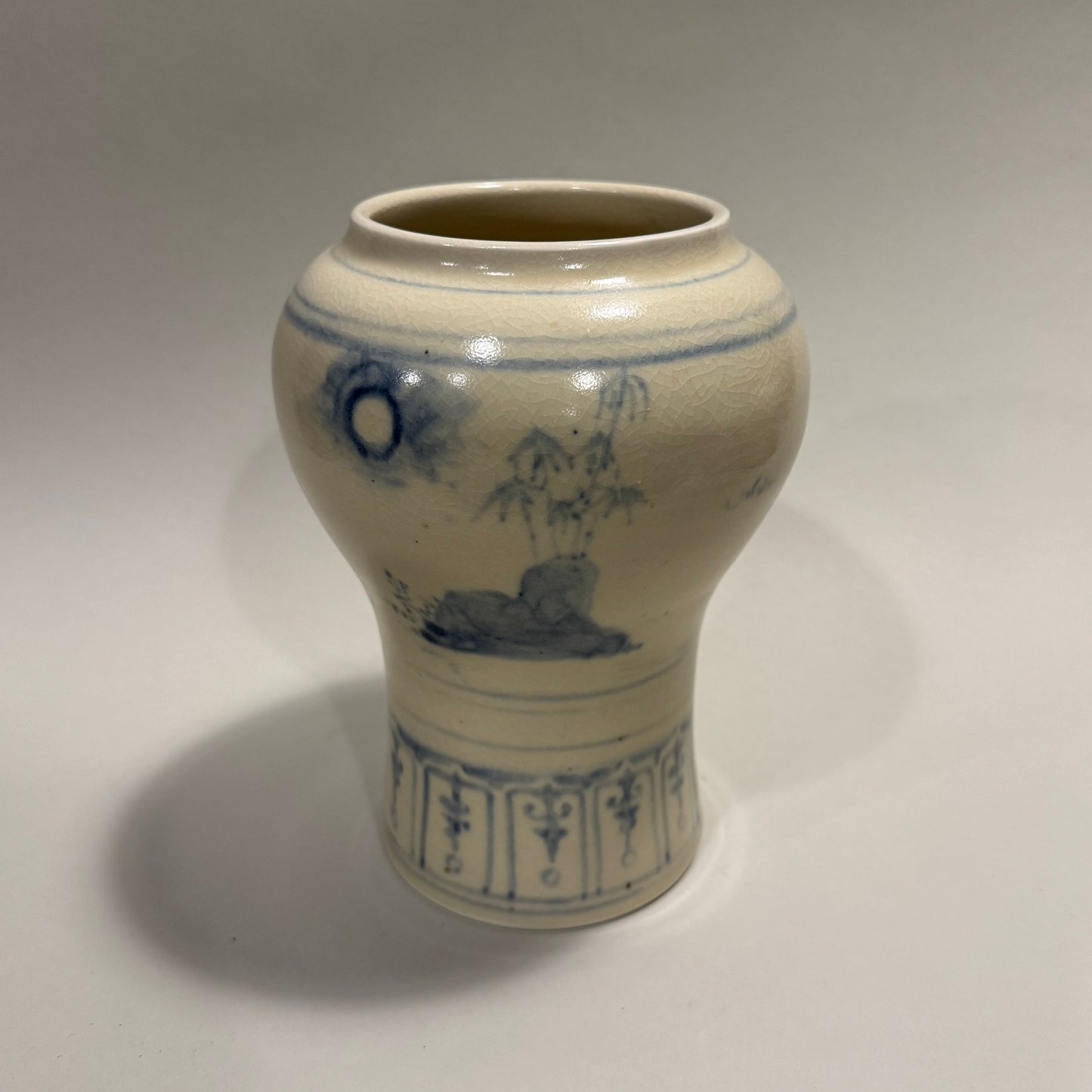 Porcelain Vase, Flow Blue - PORCELAIN C