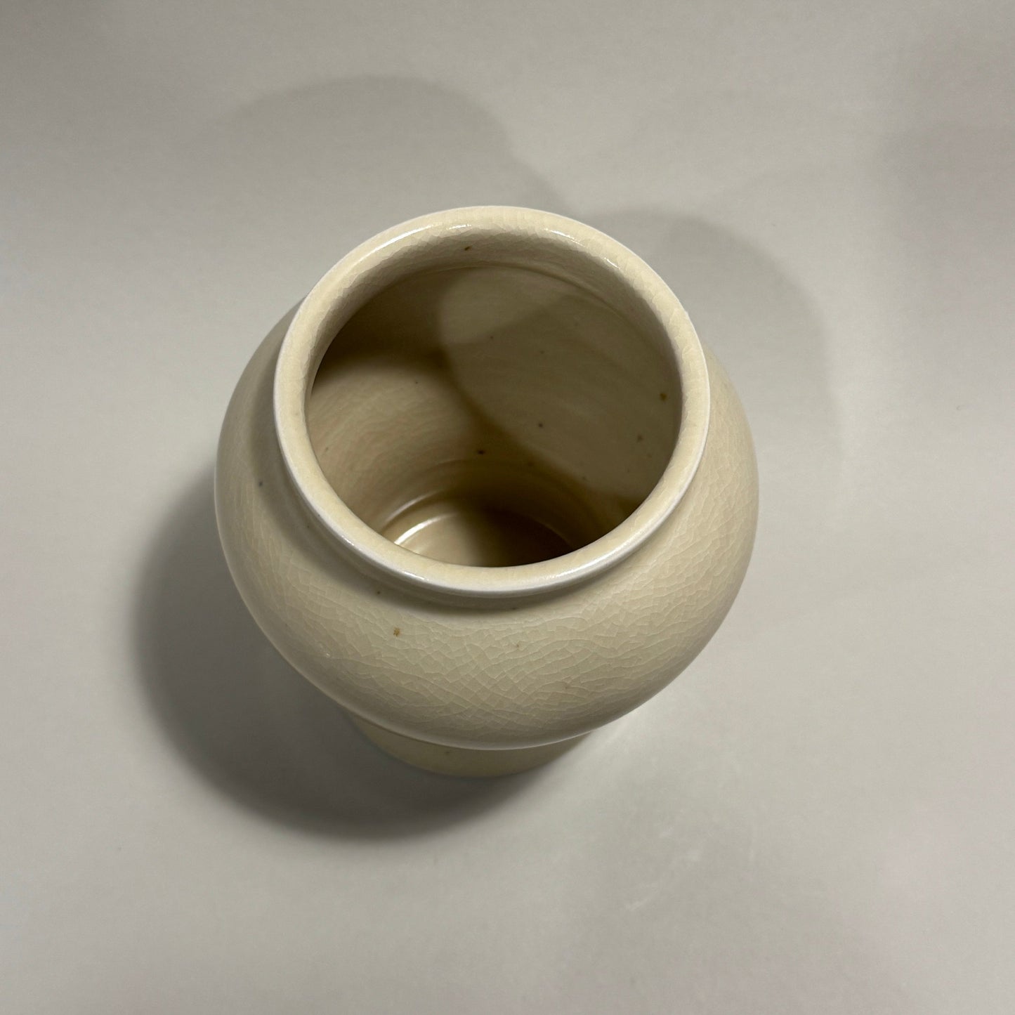 Small Plain Celadon Vase - PORCELAIN F