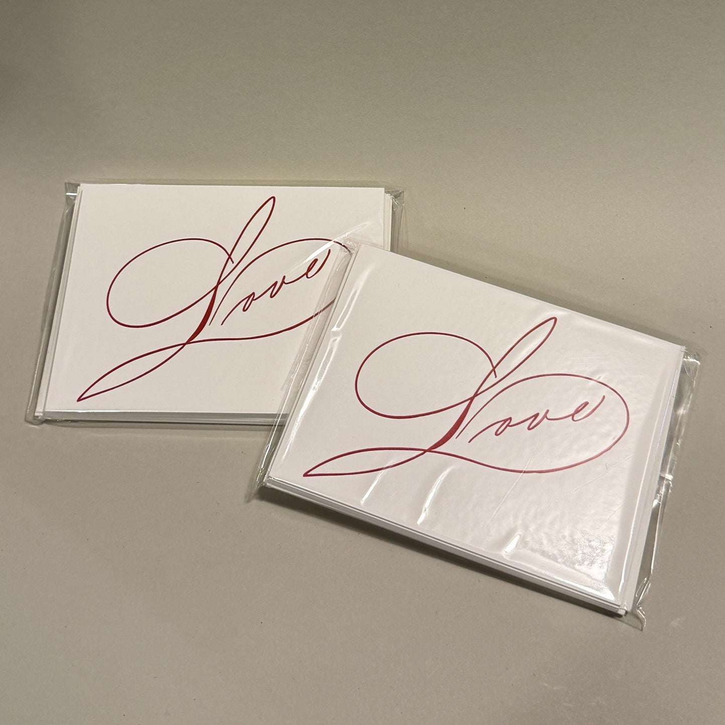 Love Letterpress Notecard Set (5 Pack)