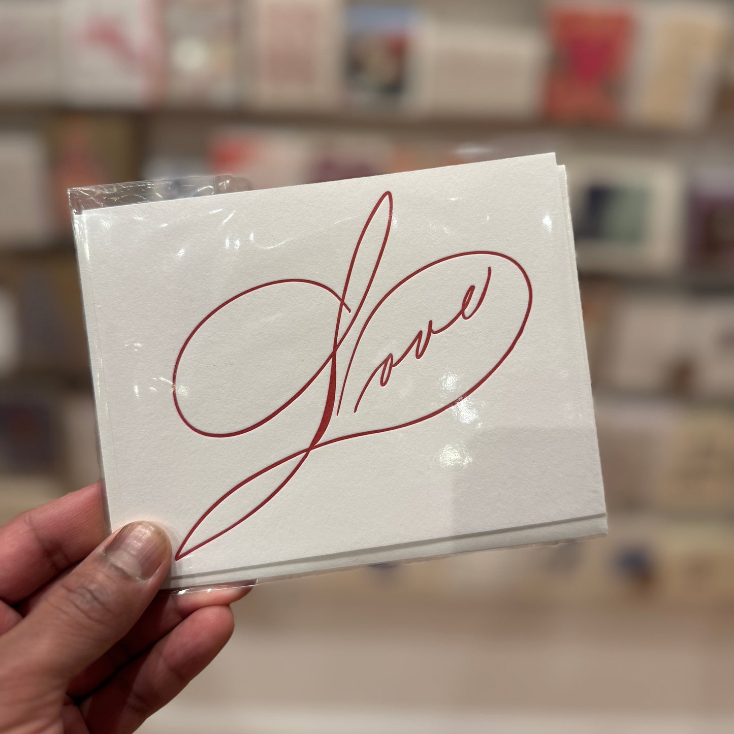 Love Letterpress Notecard Set (5 Pack)