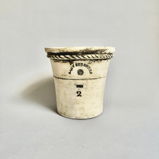 Flower Pot - Rope Under Rim No. 2