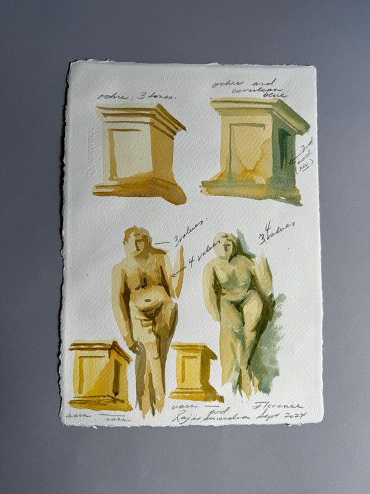 Statue Color Study, Florence