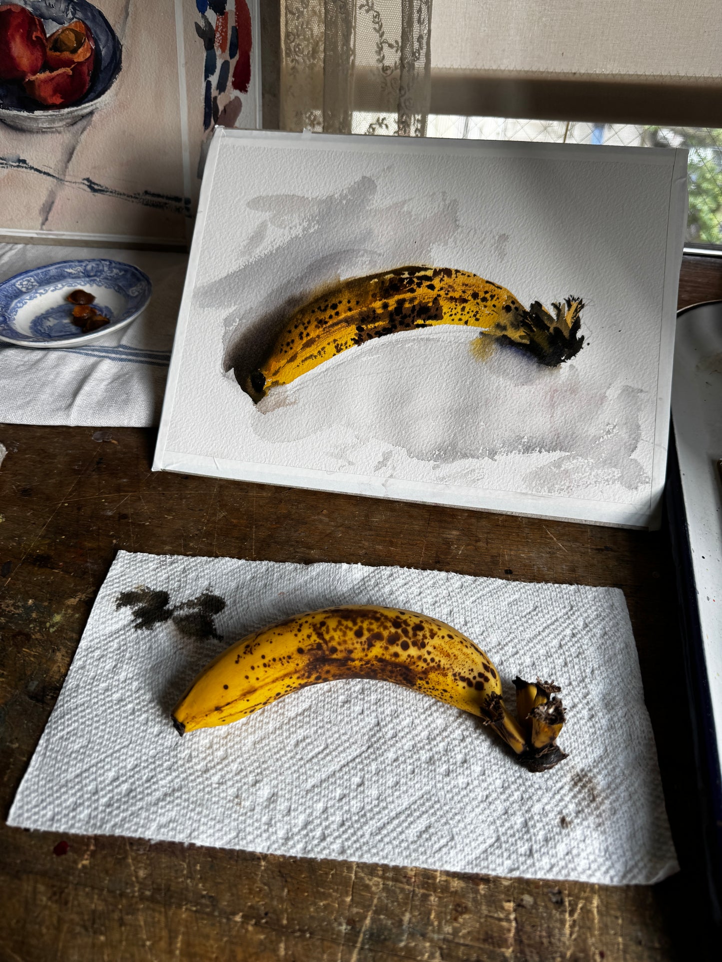 Study of an overripe banana