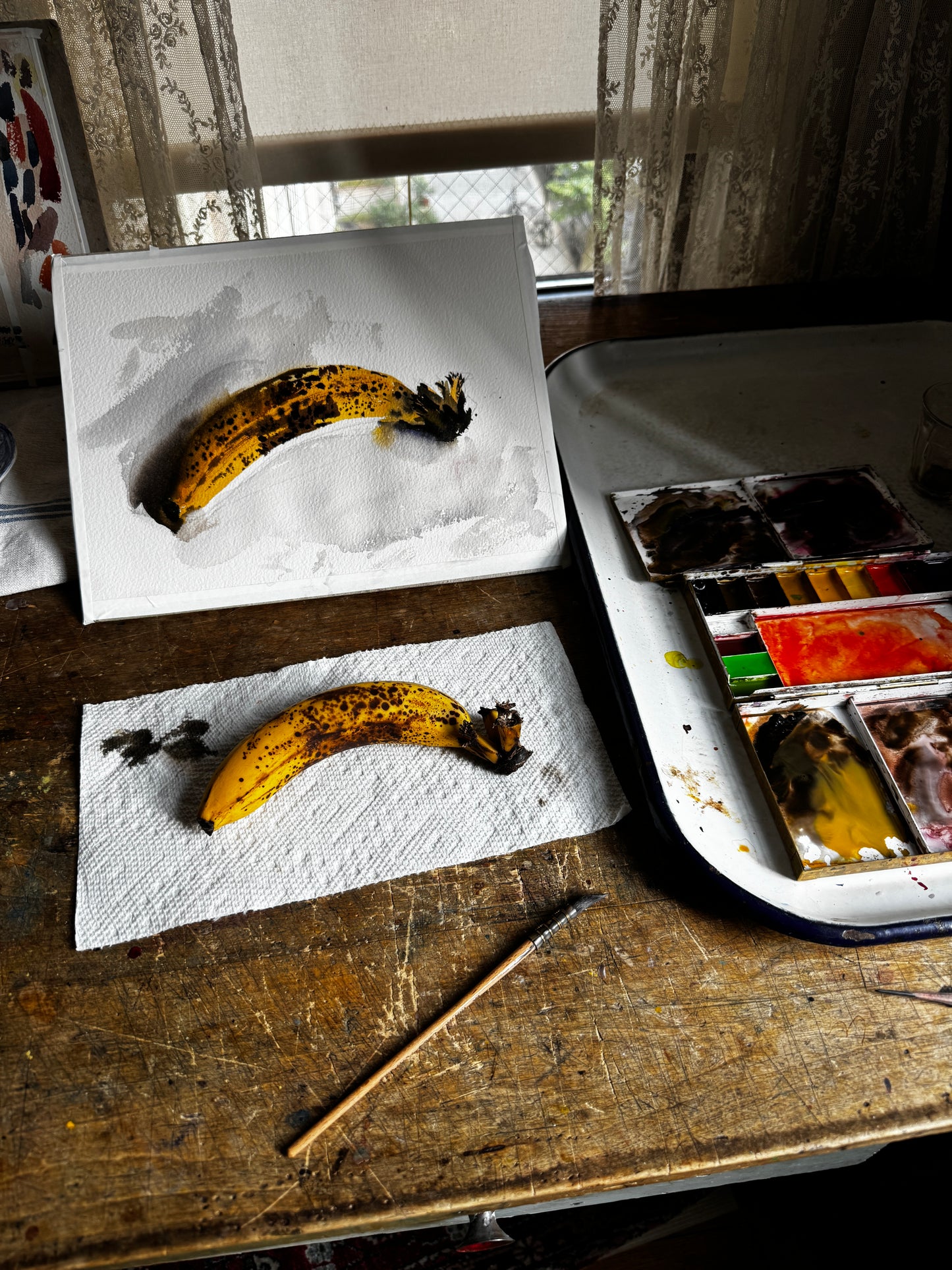 Study of an overripe banana