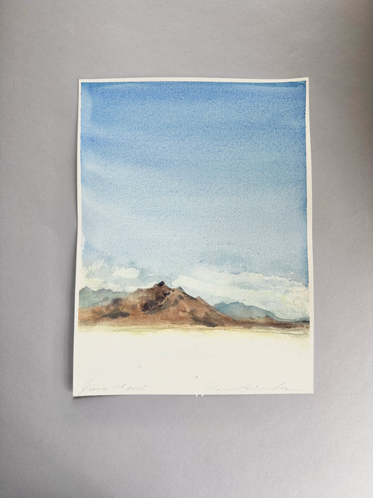 Study of Bonneville Salt Flats, Utah