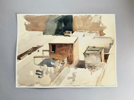 Study of rooftop detail