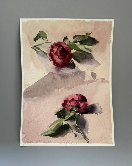 Red Roses Study