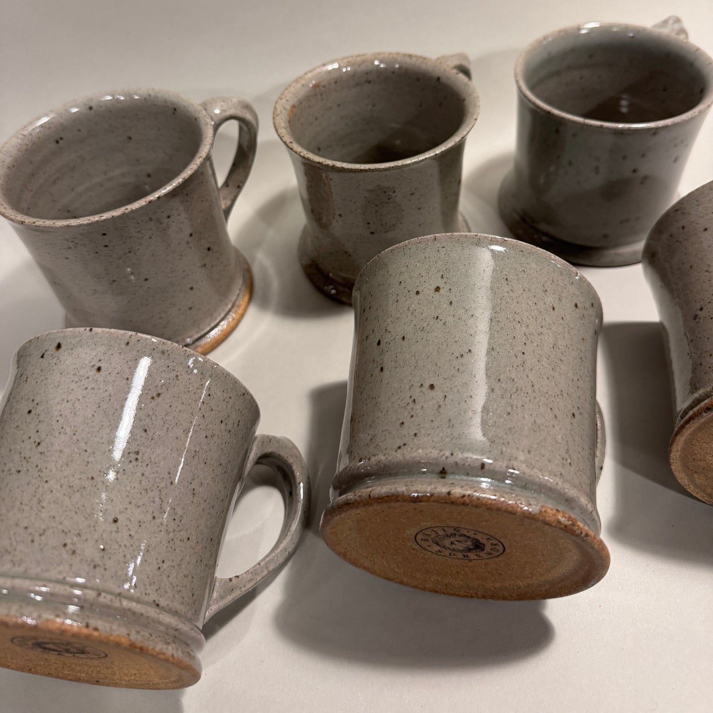 Stoneware Celadon Mugs
