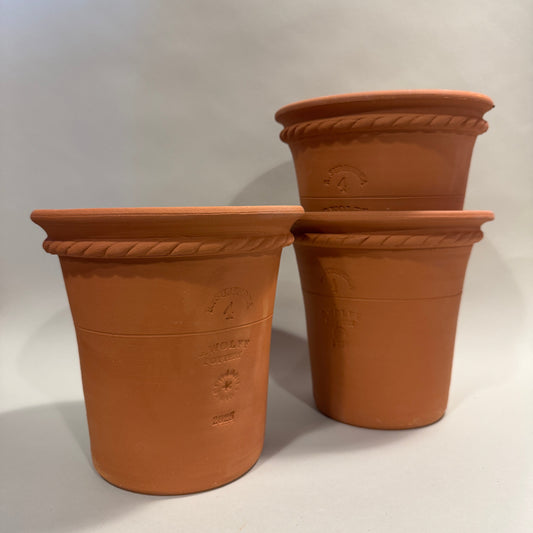Flower Pot - No. 4 Peale Pots (7"tall)