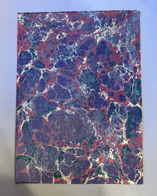Marbled Paper F - Purple Marble