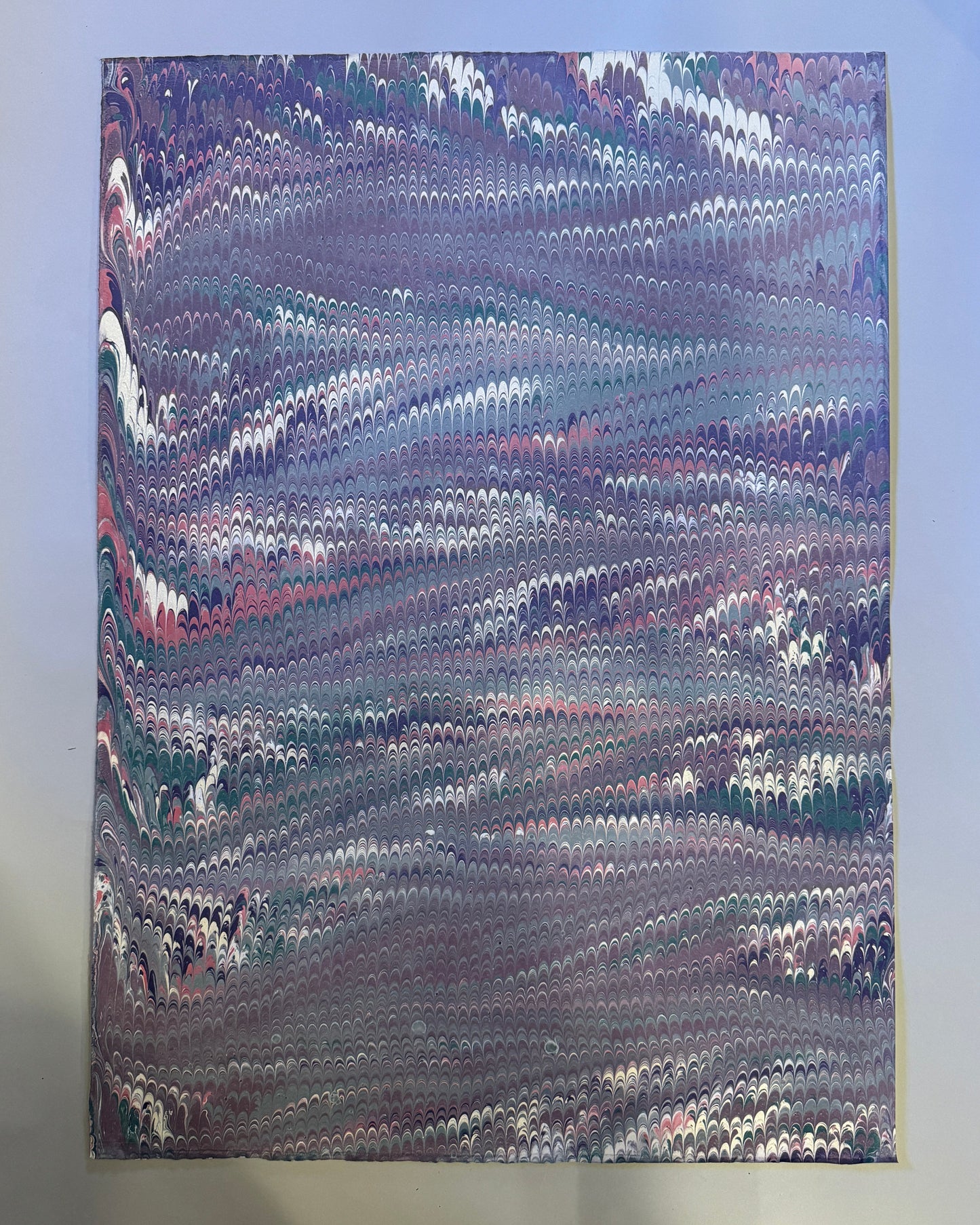 Marbled Paper I - Pastel Combed