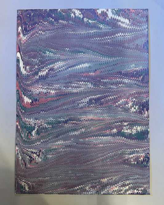 Marbled Paper I - Pastel Combed