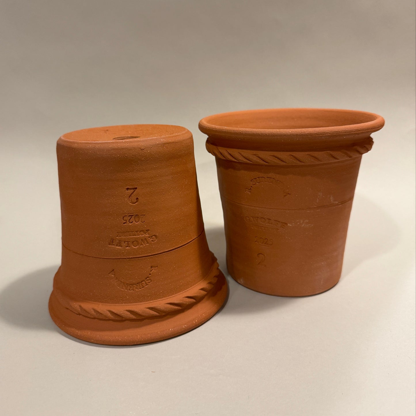 Flower Pot - No. 2 Peale Pots (5.5" tall)